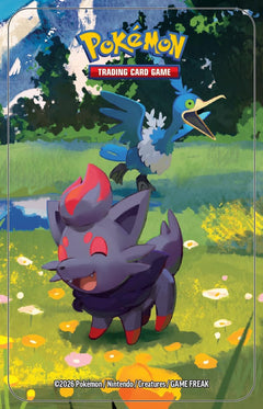 Pokémon TCG: Ascended Heroes Zorua & Cramorant Mini Tin (2 Booster Packs + Sticker + Art Card) - Mega Evolution 2026 - view 3
