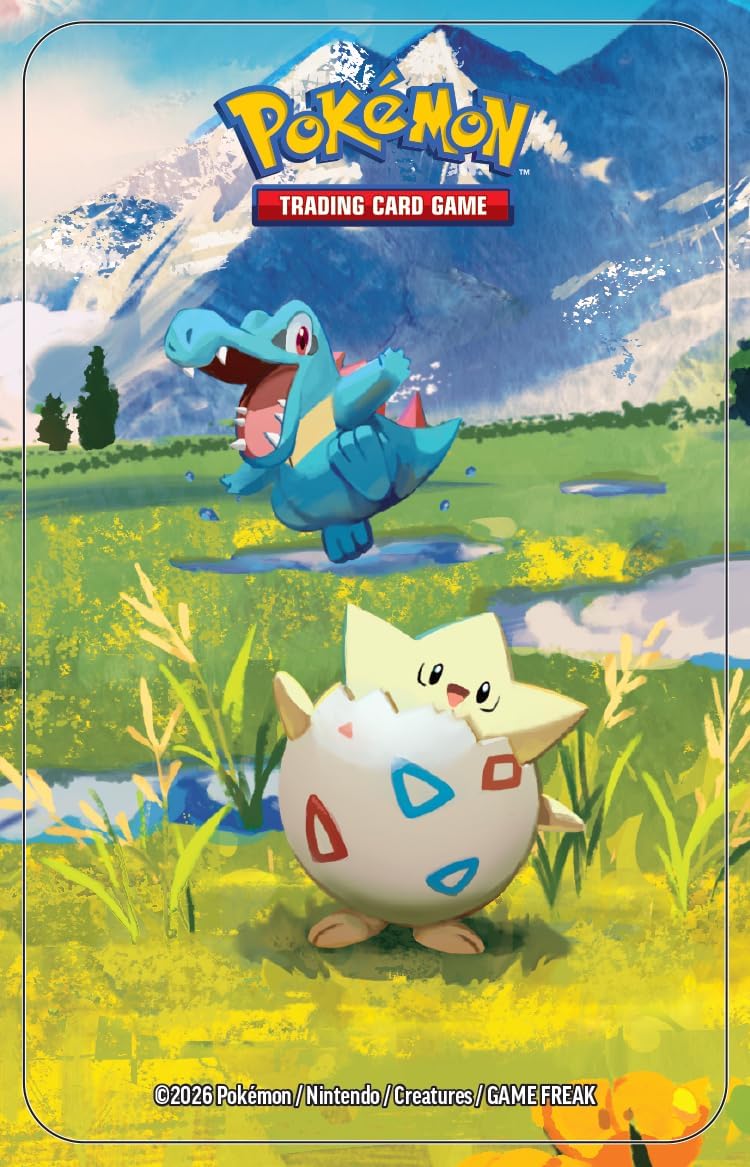 Pokémon TCG: Ascended Heroes Togepi & Totodile Mini Tin (2 Booster Packs + Sticker + Art Card) - Mega Evolution 2026