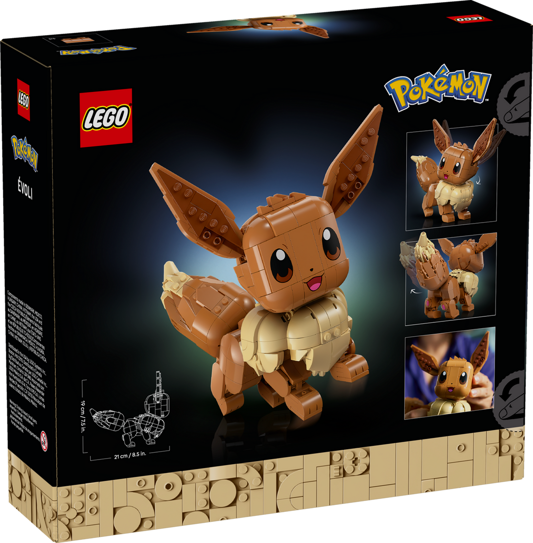 LEGO Pokémon Eevee 72151, box back