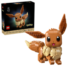 LEGO Pokémon Eevee 72151, box front with the built Eevee figure