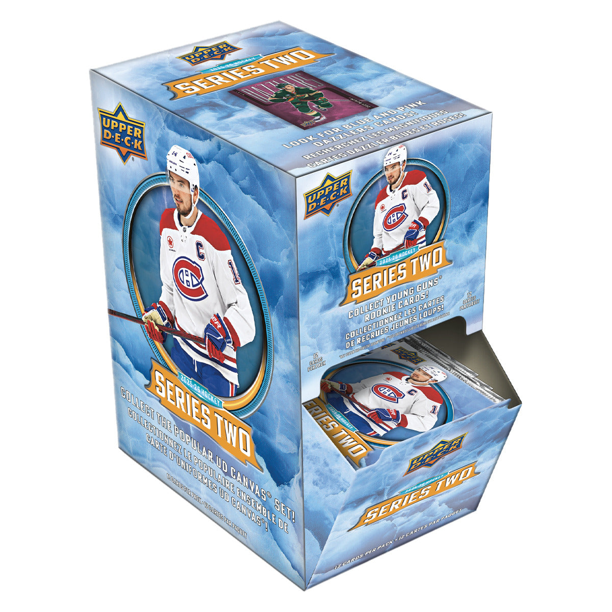 Upper Deck Series 2 Hockey Card Pack Gravity Feed (2025-26