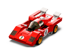 LEGO 1970 Ferrari 512 M three-quarter front angle showing racing livery