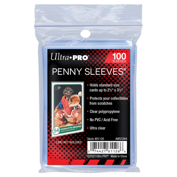 Ultra PRO Penny Sleeves - Soft Trading Card Protectors 100ct (2.5" x 3.5") for Pokemon and other TCG Cards