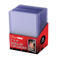 Ultra PRO Toploader - 3" x 4" Rigid Regular Trading Card Protectors 25ct for Pokemon and other TCG Cards