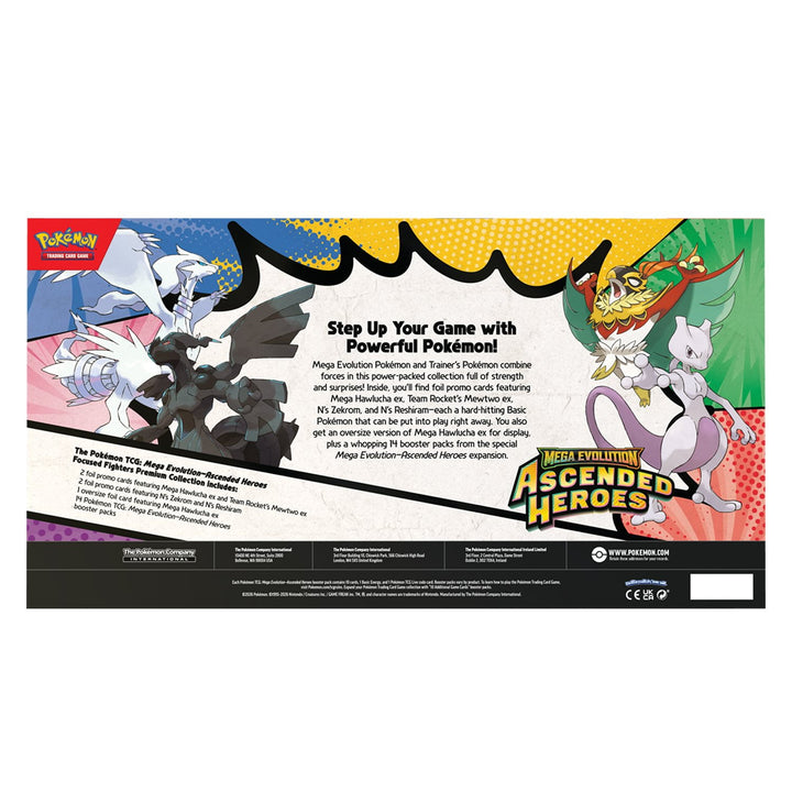 Pokémon TCG: Ascended Heroes Focused Fighters Premium Collection (14 Booster Packs + Promos) - Mega Evolution 2026