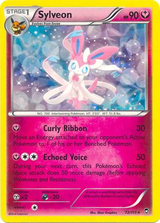 Sylveon 72/111 Holo Rare - Furious Fists