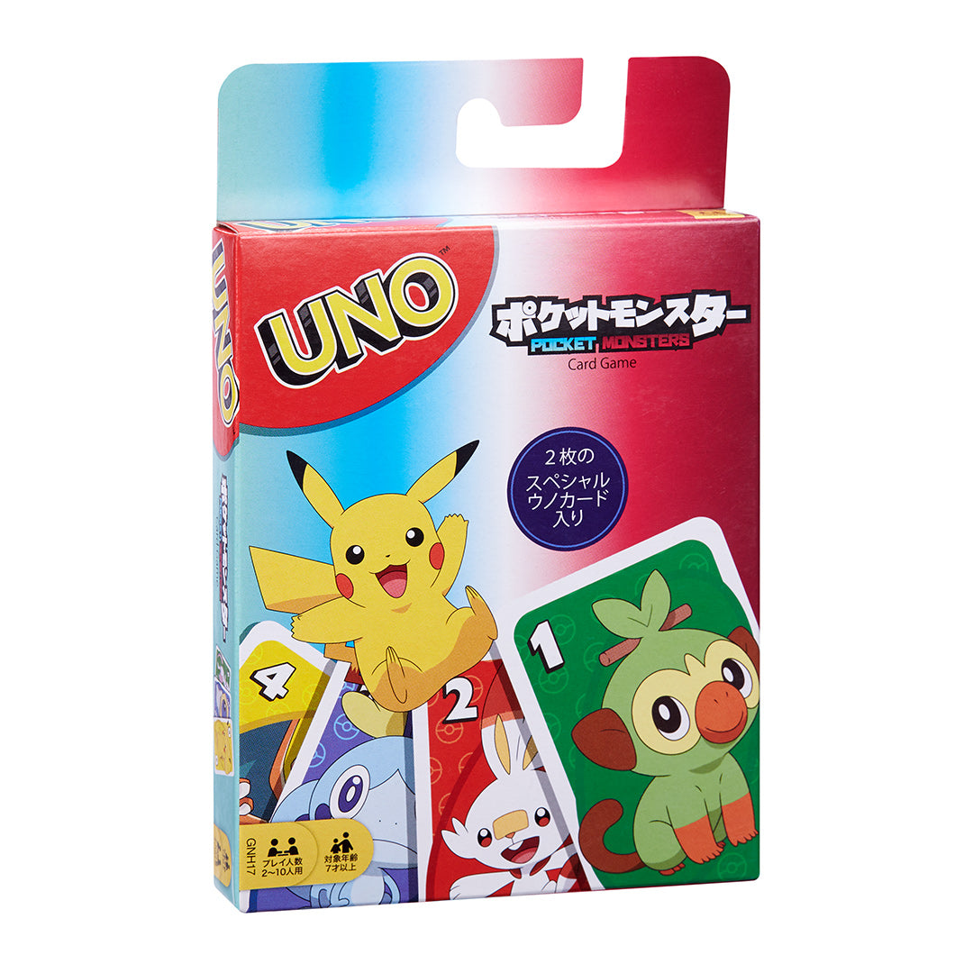 Pokemon UNO Pocket Monsters Card Game - Mattel × Pokémon