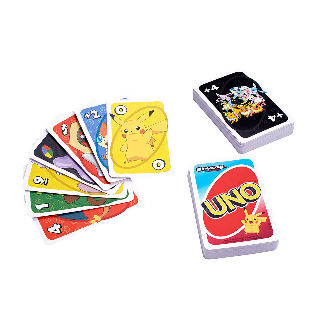 Pokemon UNO Pocket Monsters Card Game - Mattel × Pokémon