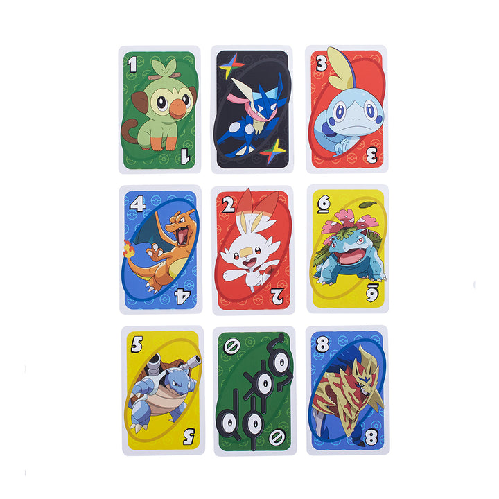 Pokemon UNO Pocket Monsters Card Game - Mattel × Pokémon