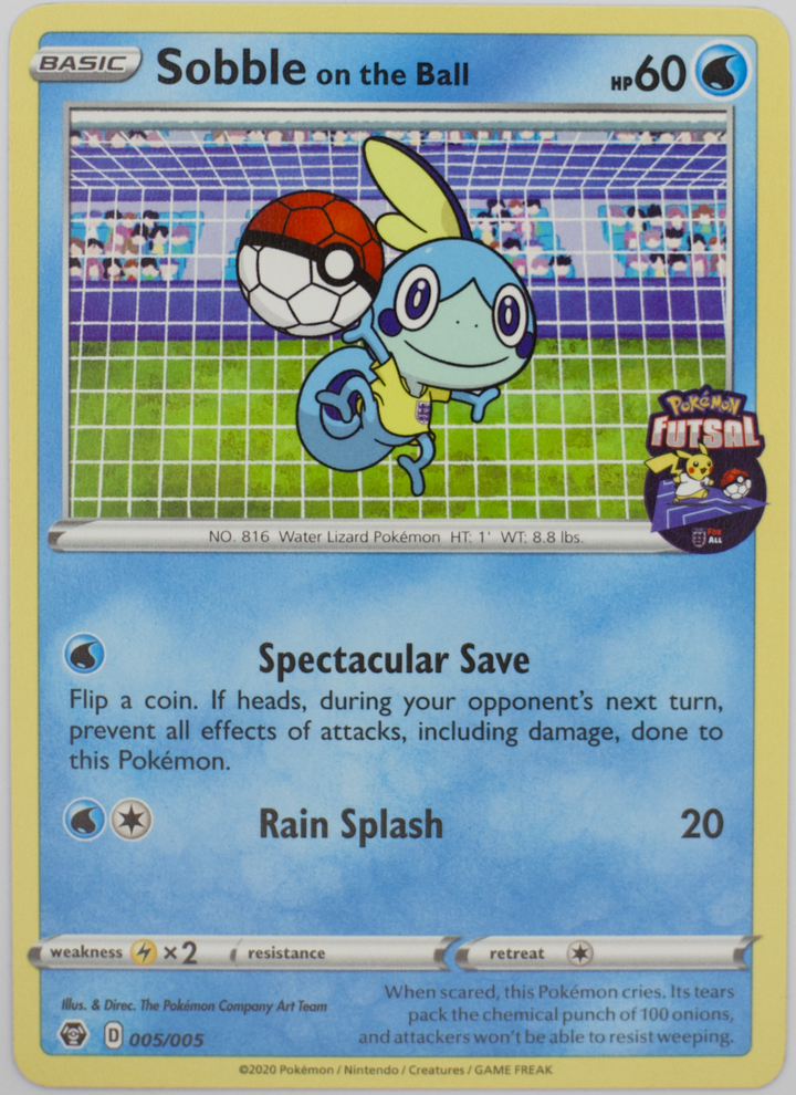 Sobble on the Ball #005/005 - Pokemon Futsal (Promo 2021)