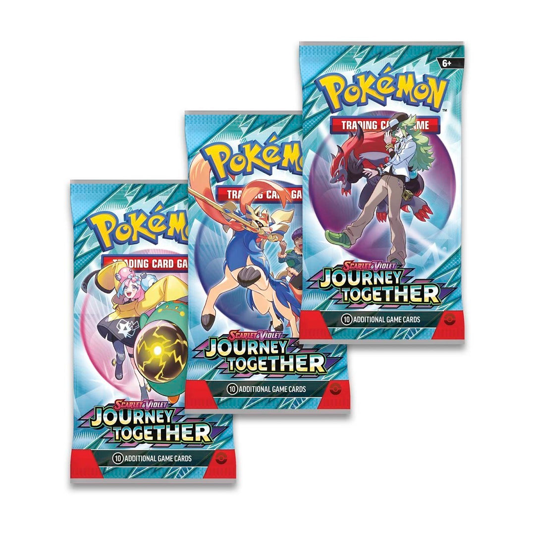 Pokémon TCG: Journey Together 3 Pack Blister (3 Booster Packs + Promo Card) - Scarlet & Violet