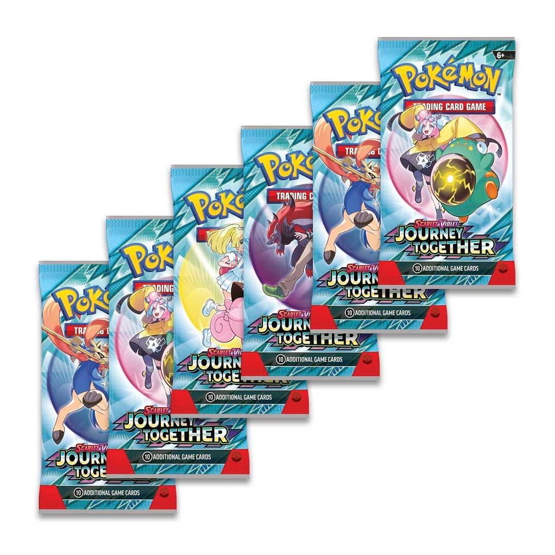 Pokémon TCG: Journey Together Booster Bundle (6 Packs) - Scarlet & Violet 2025