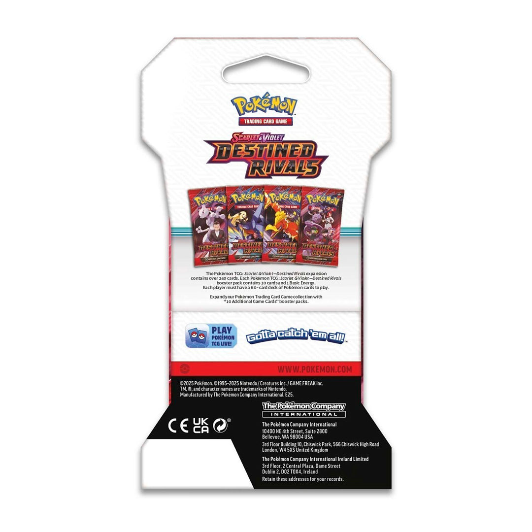 Pokemon TCG:  Destined Rivals Sleeved Booster Pack (1 Pack) Scarlet & Violet