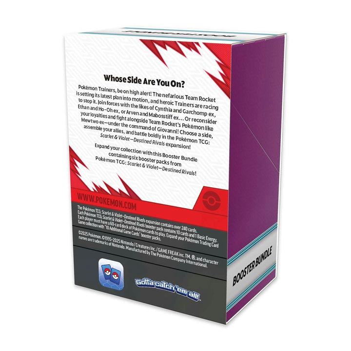 Pokémon TCG: Scarlet & Violet Destined Rivals Booster Bundle (6 Packs)