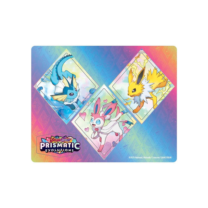 Pokémon TCG: Prismatic Evolutions Sylveon Tech Sticker Collection (3 Booster Packs + Promo + Sticker)