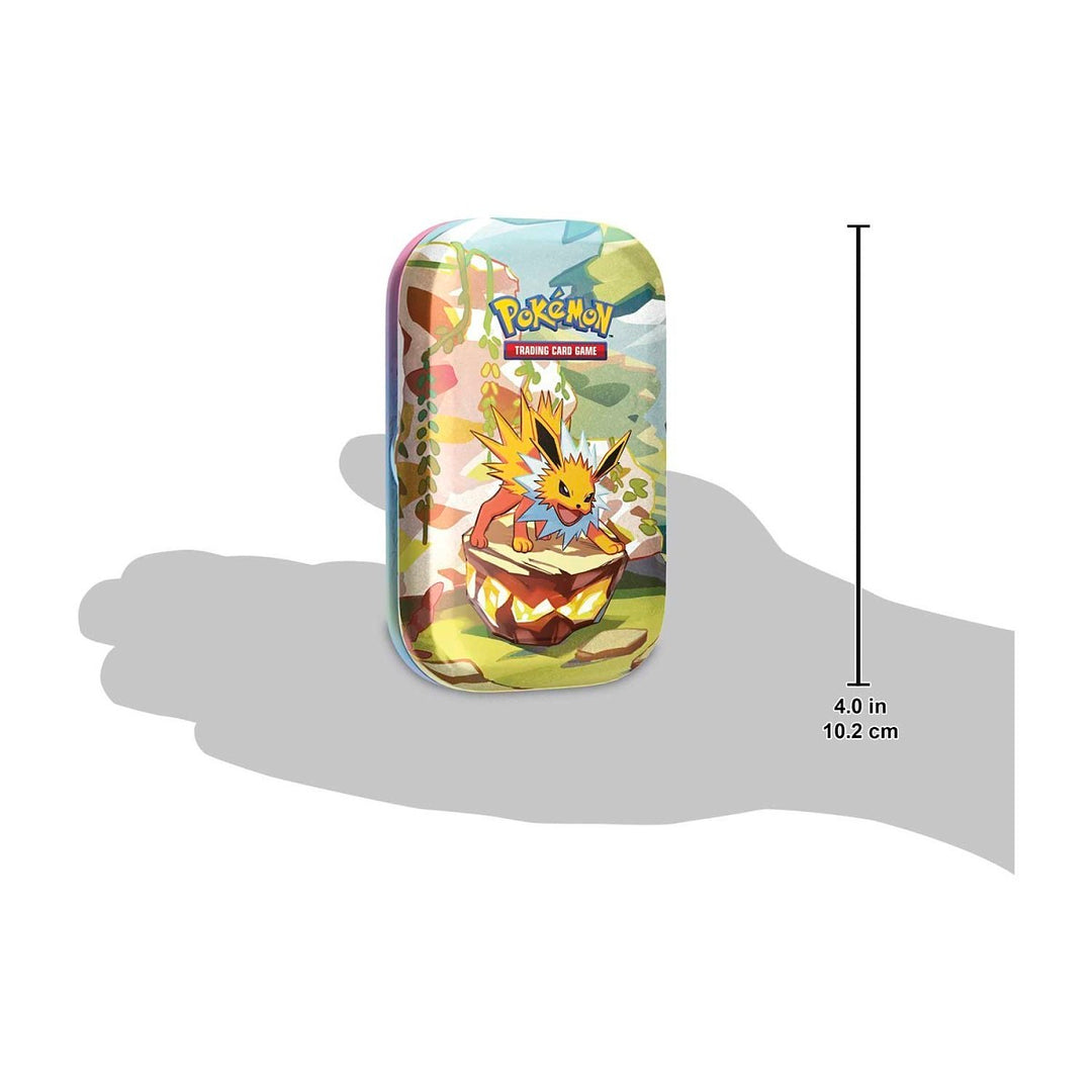 Pokémon TCG: Prismatic Evolutions Mini Tin - Jolteon (2 Booster Packs, Coin and Art Card)
