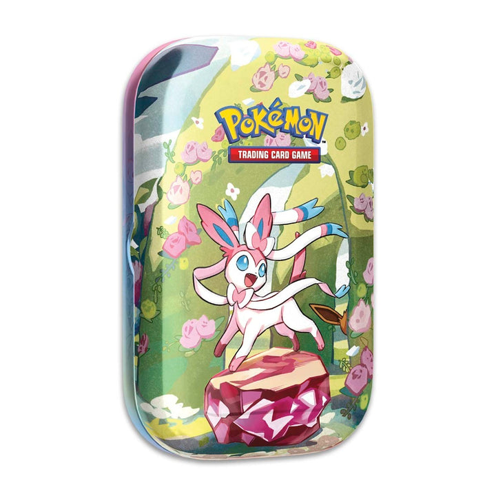 Pokémon TCG: Prismatic Evolutions Mini Tin - Sylveon (2 Booster Packs, Coin and Art Card)