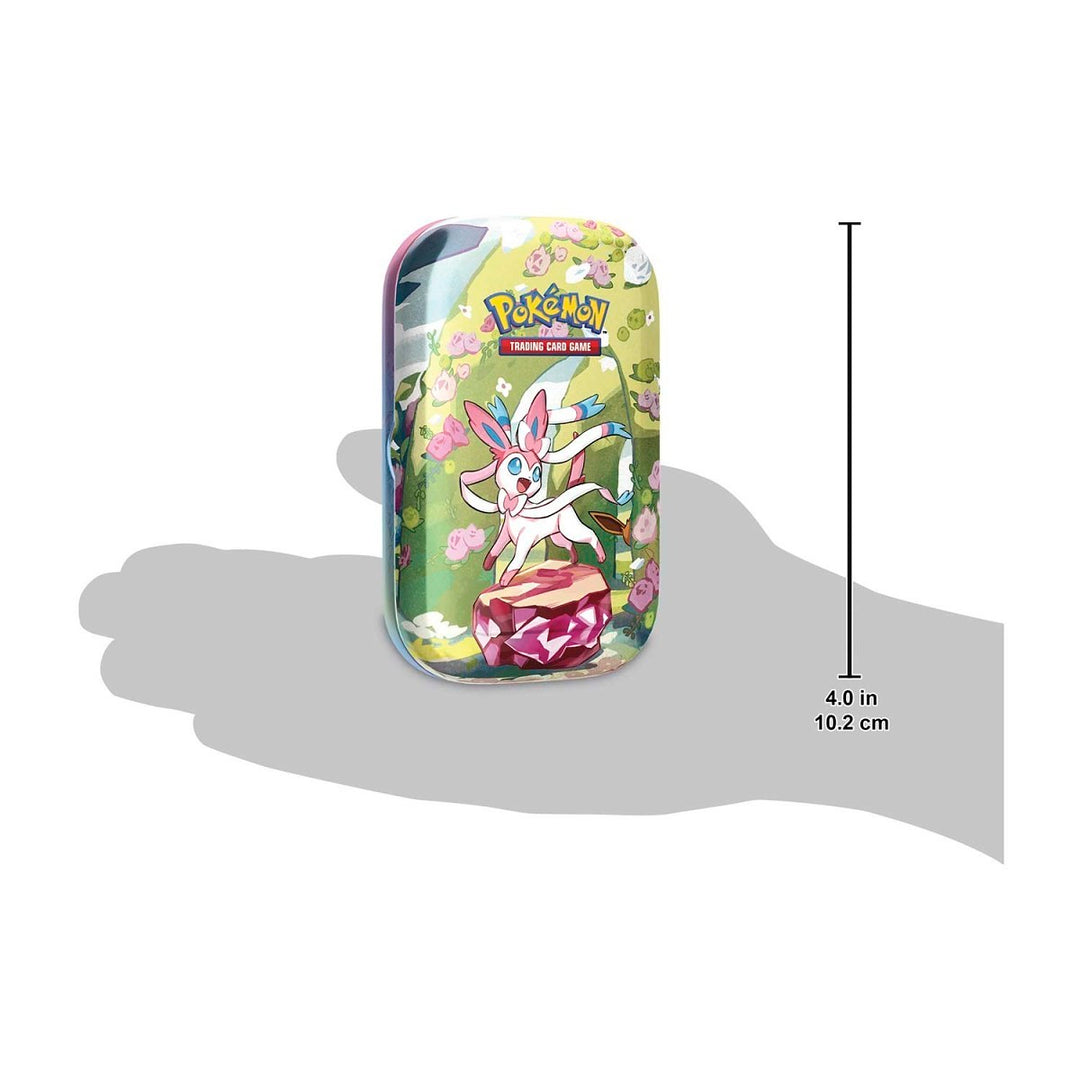 Pokémon TCG: Prismatic Evolutions Mini Tin - Sylveon (2 Booster Packs, Coin and Art Card)