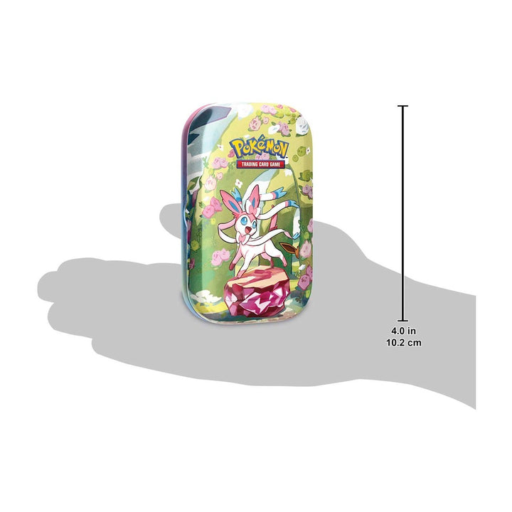 Pokémon TCG: Prismatic Evolutions Mini Tin - Sylveon (2 Booster Packs, Coin and Art Card)