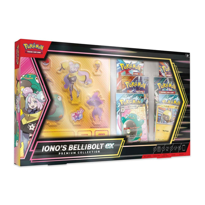 Pokémon TCG: Iono’s Bellibolt ex Premium Collection (6 Booster Packs)