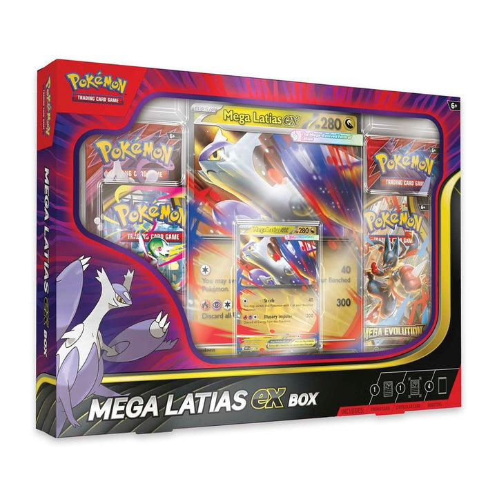 Pokémon TCG: Mega Latias ex Box (4 Booster Packs)
