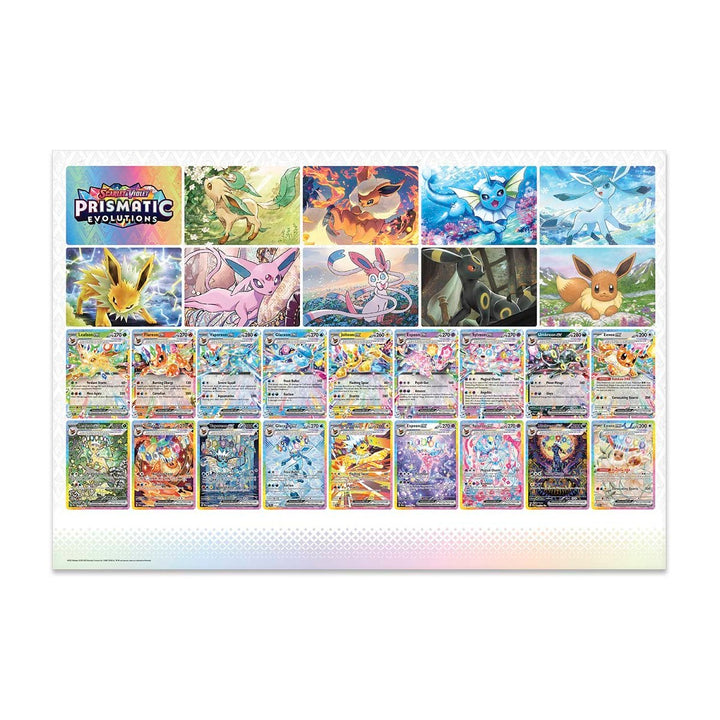 Pokémon TCG: Prismatic Evolutions Poster Collection Scarlet & Violet (3 Booster Packs + Promos)