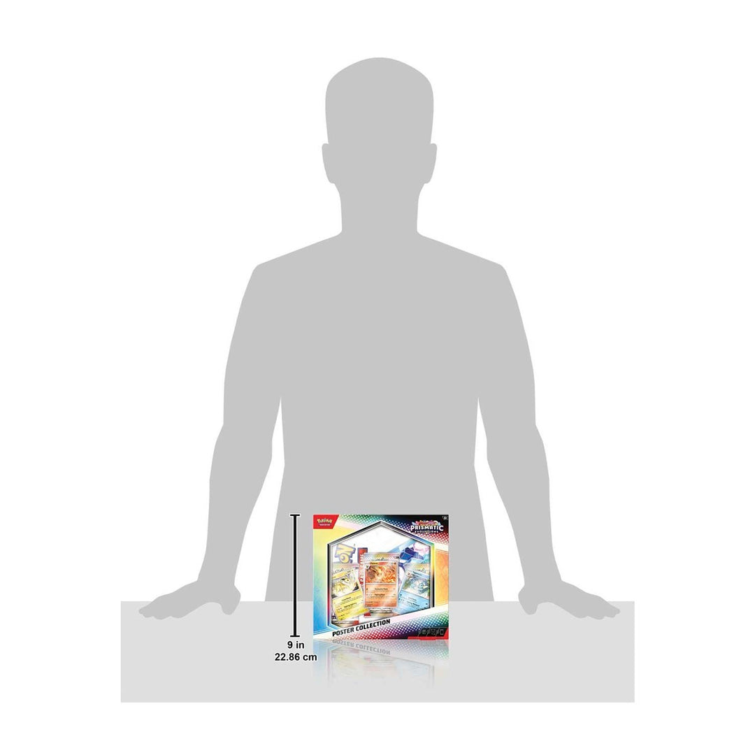 Pokémon TCG: Prismatic Evolutions Poster Collection Scarlet & Violet (3 Booster Packs + Promos)