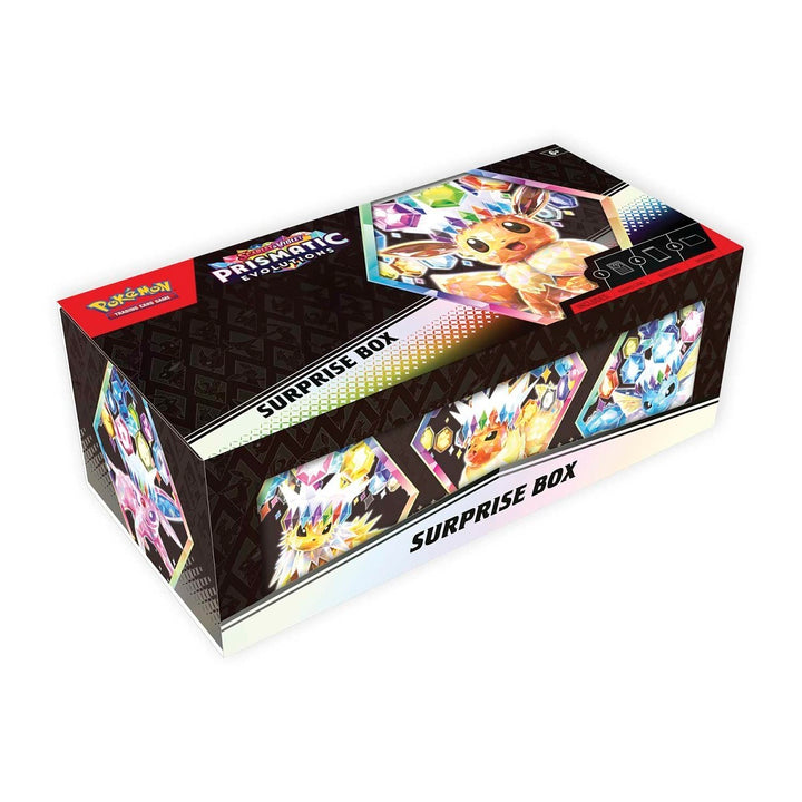 Pokémon TCG: Scarlet & Violet Prismatic Evolutions Surprise Box (4 Booster Packs + Promo)