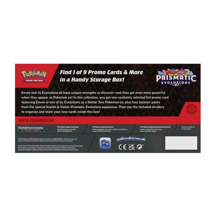 Pokémon TCG: Scarlet & Violet Prismatic Evolutions Surprise Box (4 Booster Packs + Promo)