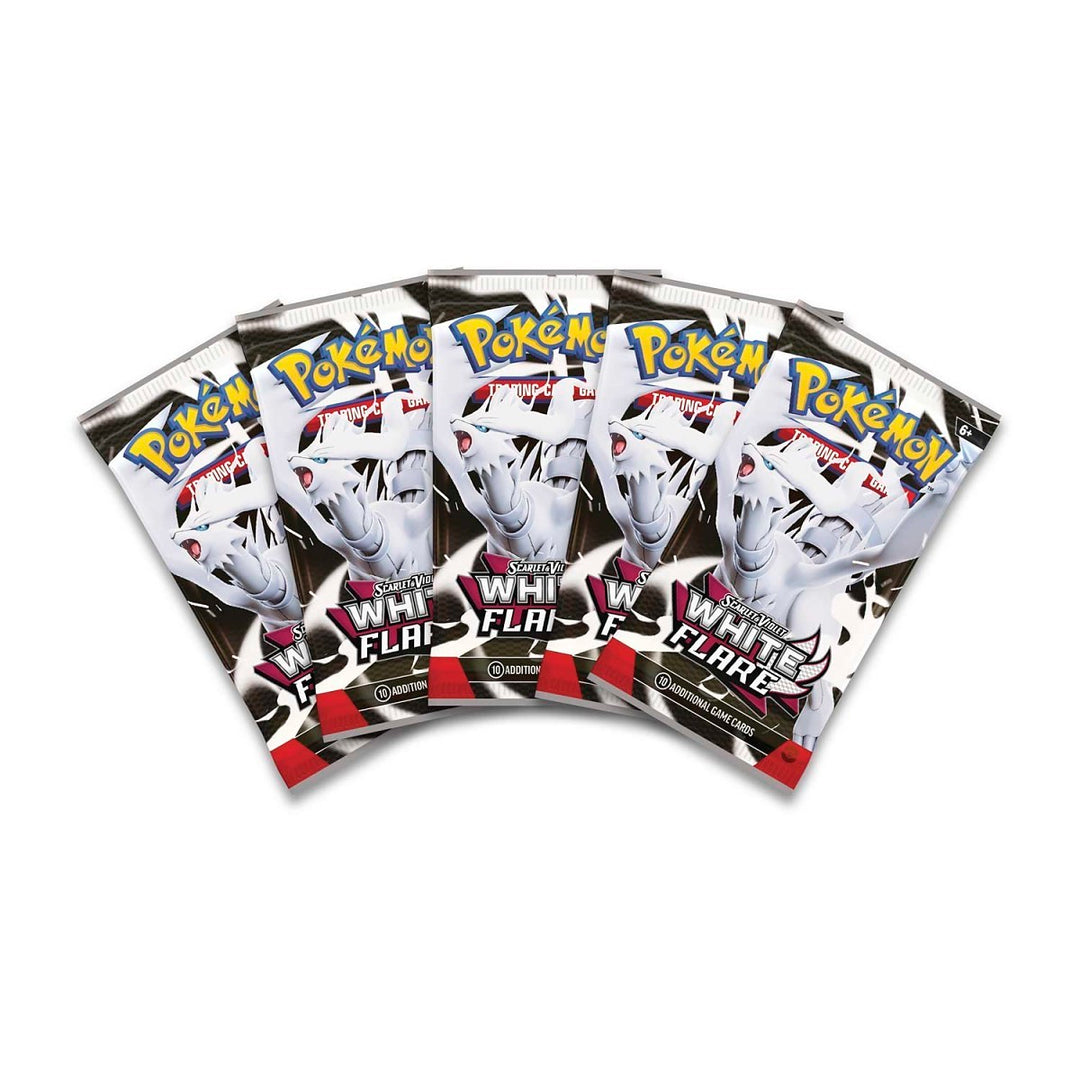 Pokémon TCG: Scarlet & Violet White Flare Binder Collection (5 Booster Packs)