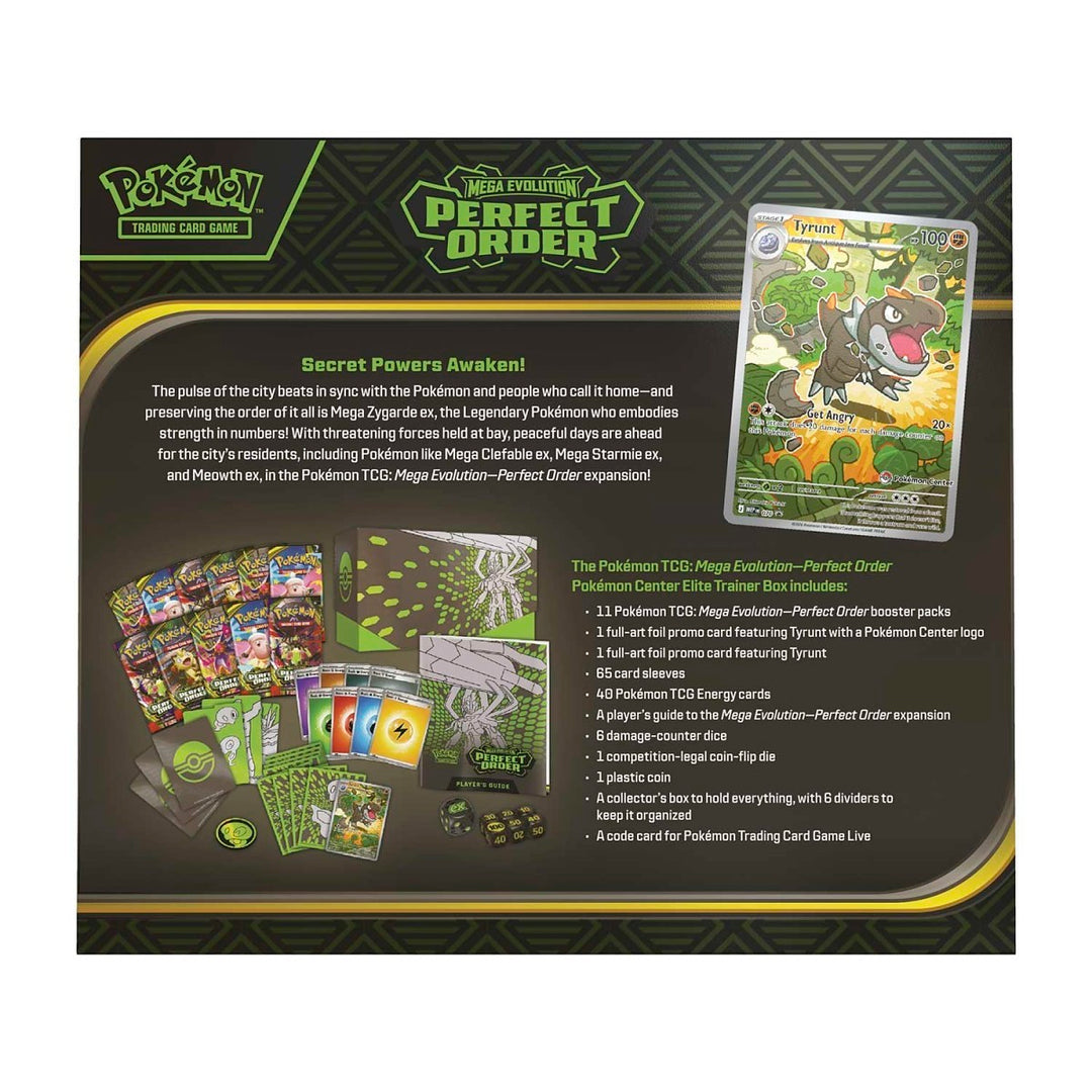 Pokémon TCG: Perfect Order Pokémon Center Elite Trainer Box - Mega Evolution (11 Booster Packs)