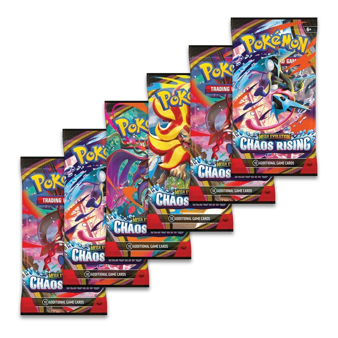 Pokémon TCG: Chaos Rising Booster Bundle -  Mega Evolution