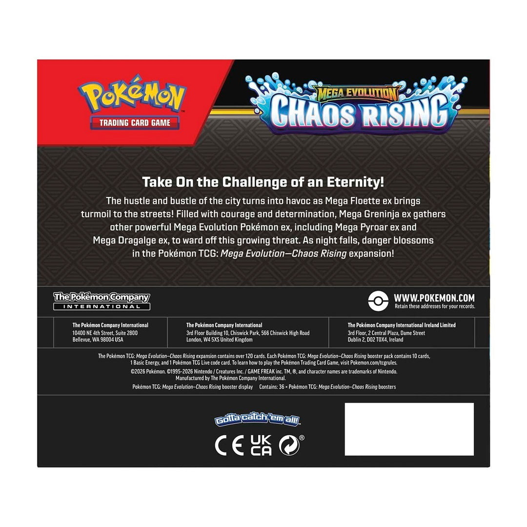 mega evolutions 36 pack booster box Pokémon TCG: Chaos Rising Booster Box Display (36 Packs)