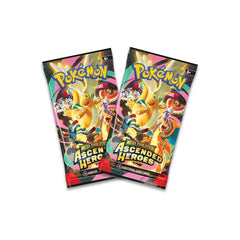 Ascended Heroes Booster Bundle: two booster packs side by side