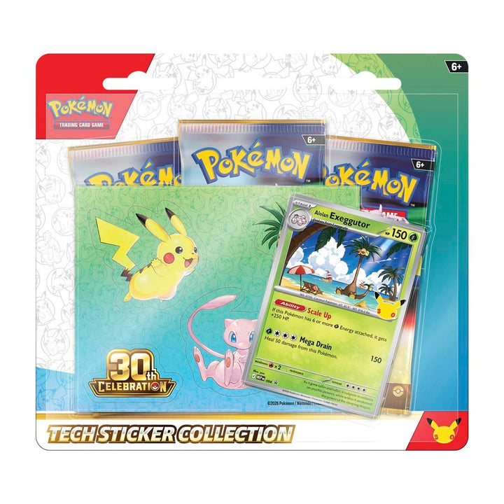 Pokémon TCG: 30th Celebration Tech Sticker Collection - Alolan Exeggutor