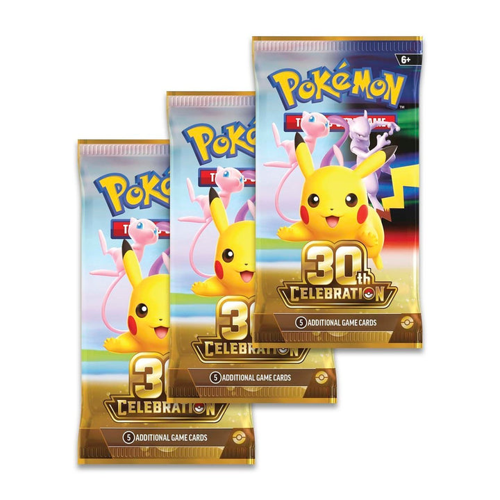 Pokémon TCG: 30th Celebration Tech Sticker Collection - booster packs