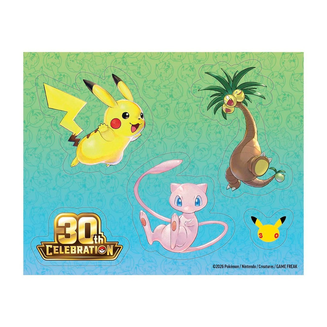Pokémon TCG: 30th Celebration Tech Sticker Collection - Alolan Exeggutor sticker sheet