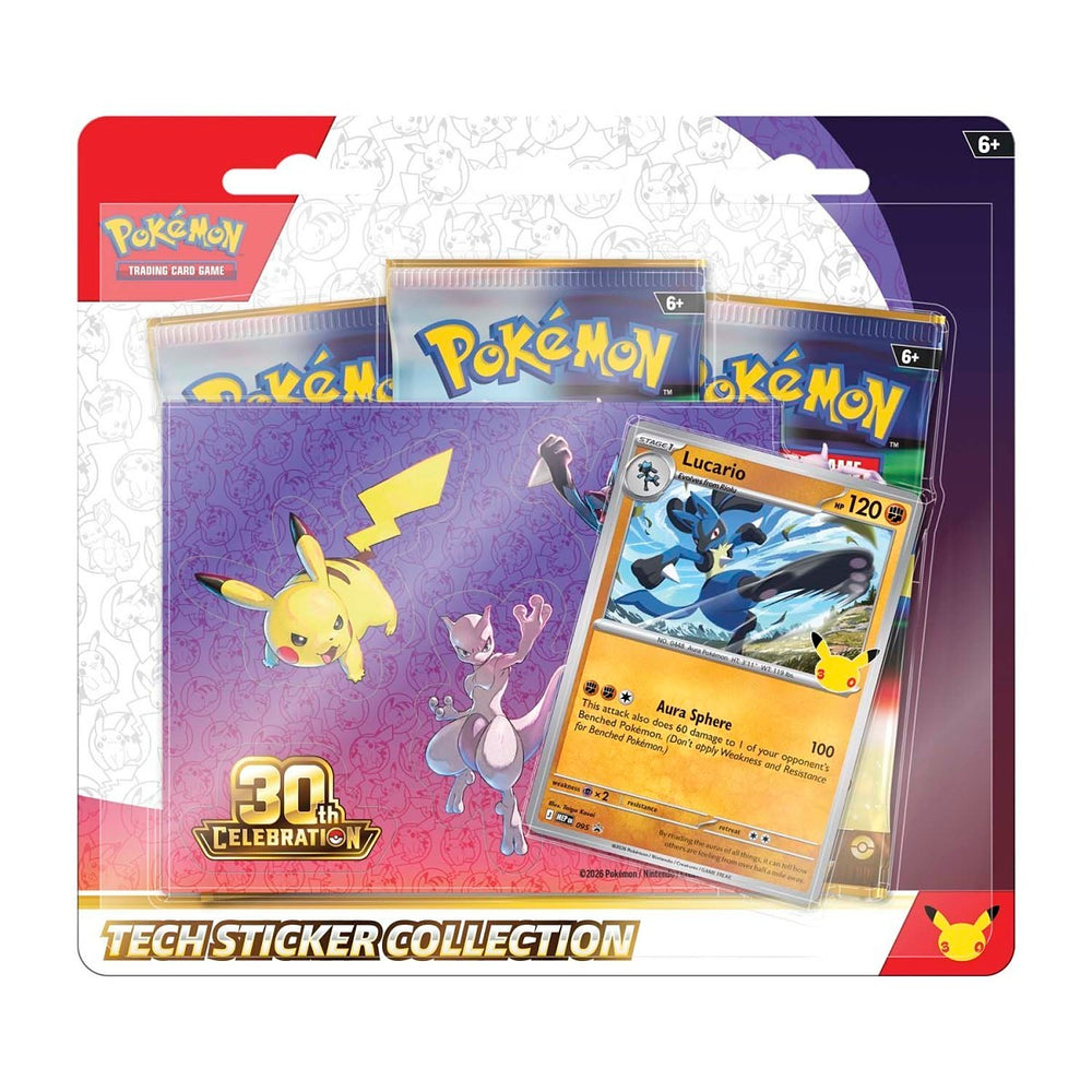 Pokémon TCG: 30th Celebration Tech Sticker Collection - Lucario