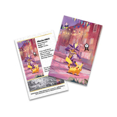Pokémon TCG: 30th Celebration Mini Tin - Pikachu (Night) - Pikachu art card, front and back