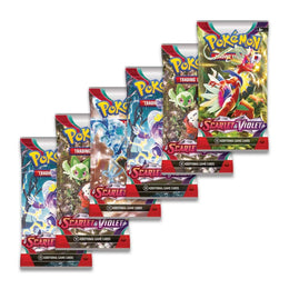 Pokémon TCG: Scarlet & Violet Base Booster Packs (Lot of 6 Booster Packs)