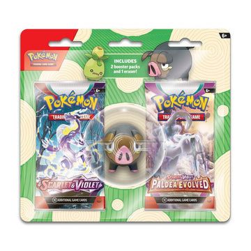 Smoliv or Lechonk Eraser Blister: blister front with the Lechonk eraser