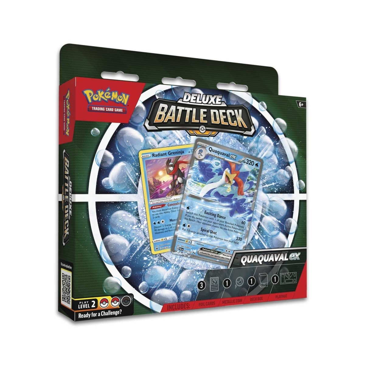 Pokémon TCG: Quaquaval ex Deluxe Battle Deck – Quaza Collect