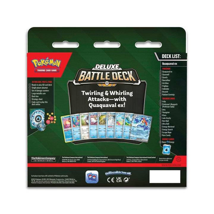 Pokémon TCG: Quaquaval ex Deluxe Battle Deck