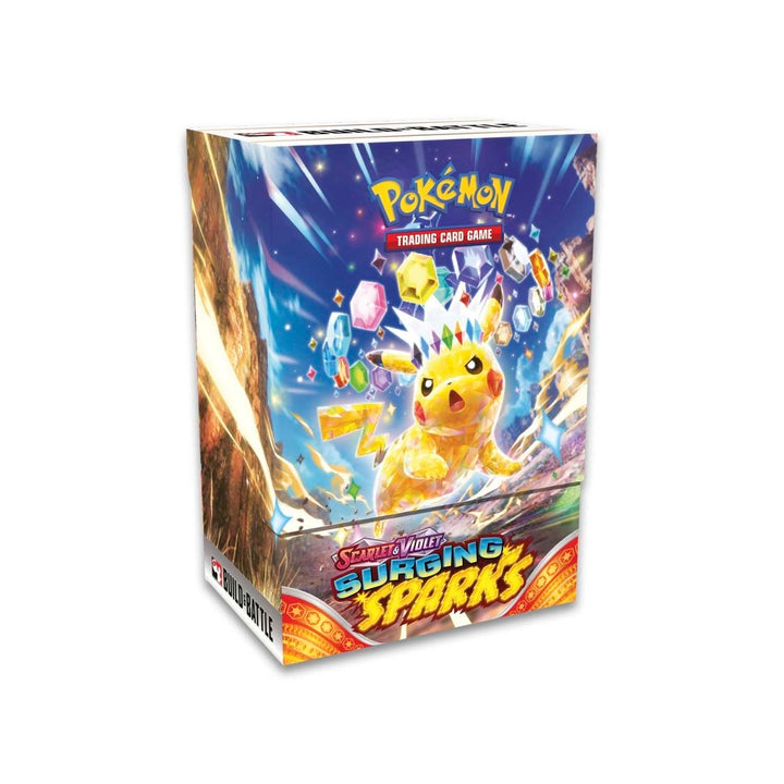 Pokémon TCG: Surging Sparks Build & Battle Box (4 Booster Packs) - Scarlet & Violet