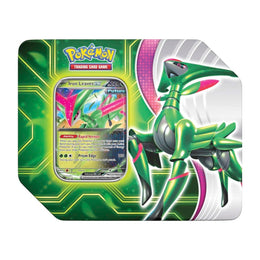 Pokémon TCG: Paradox Clash Tin - Iron Leaves ex (5 Booster Packs + Promo)