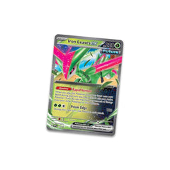 Pokémon TCG: Paradox Clash Tin - Iron Leaves ex (5 Booster Packs + Promo) - view 3