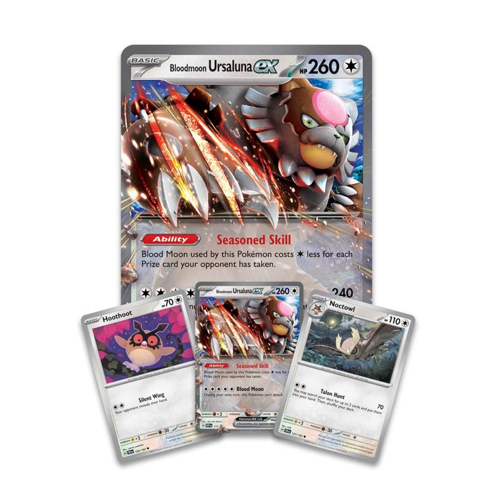 Pokémon TCG: Bloodmoon Ursaluna ex Box (4 Booster Packs)