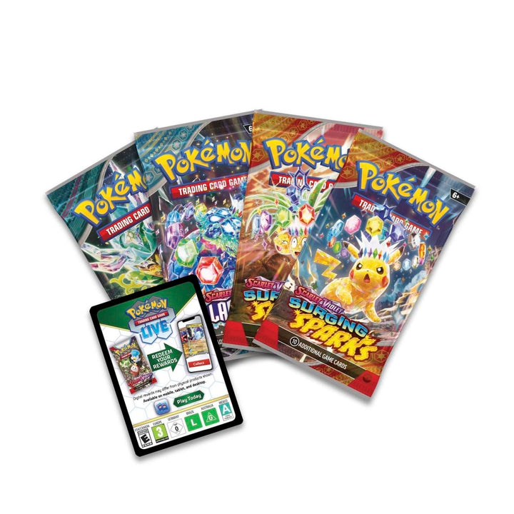 Pokémon TCG: Bloodmoon Ursaluna ex Box (4 Booster Packs)
