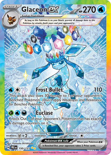 Glaceon ex 150/131 Special Illustration Rare, Prismatic Evolutions