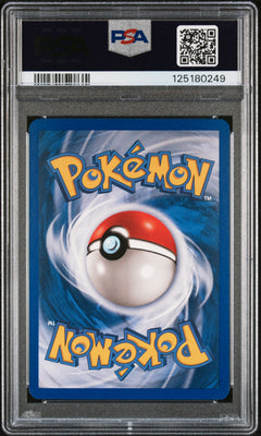 Groudon ex #002 PSA 8 slab, back